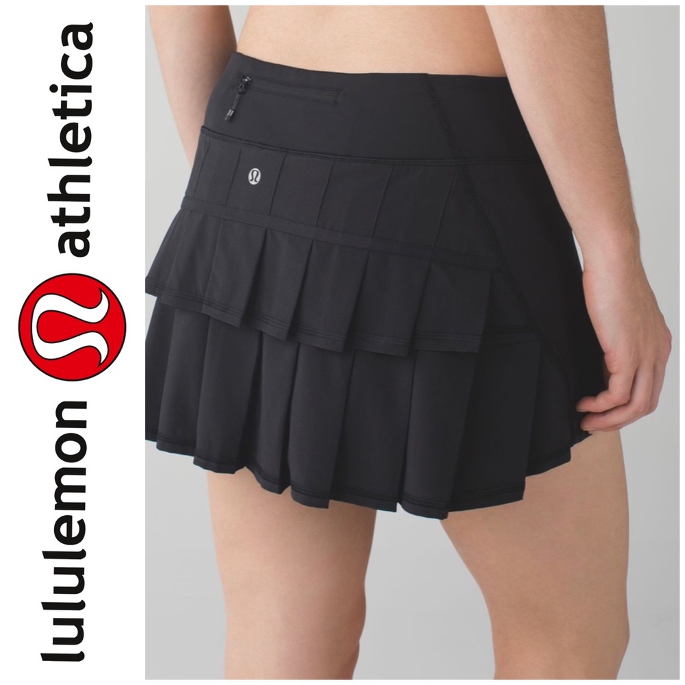 Lululemon Size 8 Black Pacesetter Skirt